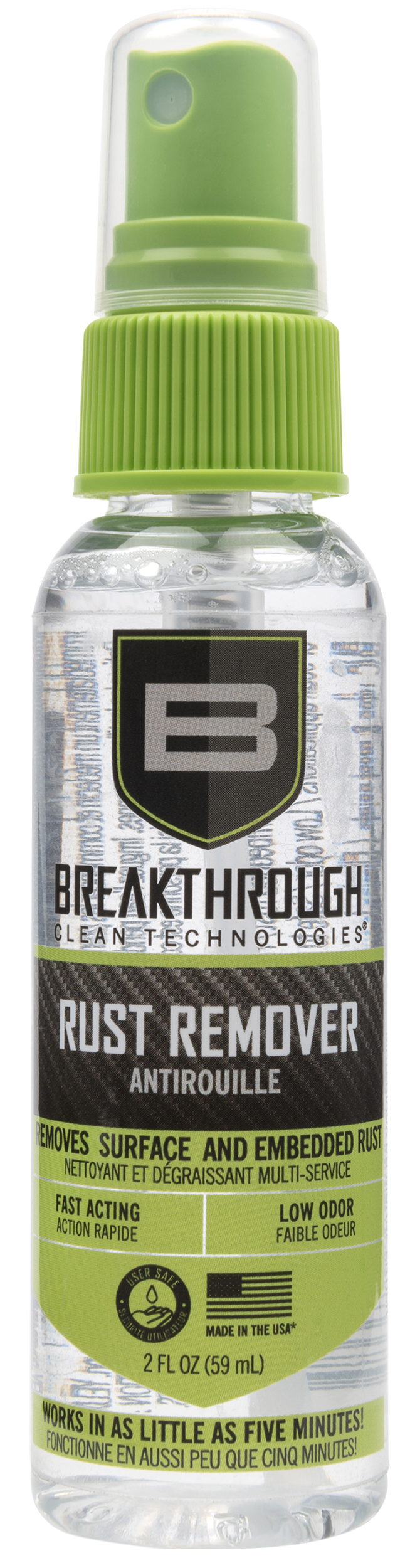 Breakthrough Clean Rust Remover 2 oz Pump Spray