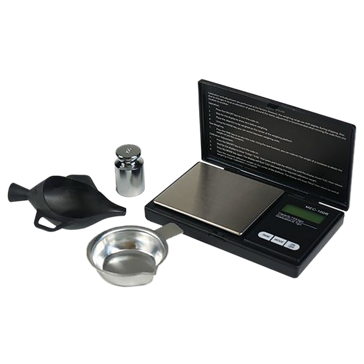 MEC Digital Scale Kit - Powder Reloading Scale w/ Pan & 100g Calibration Weight