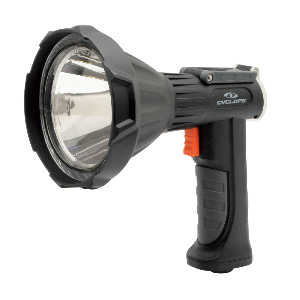 Cyclops RS 1600 1600 Lumen Rechargeable LED Spotlight Red/Green/White - Black Polymer/Aluminum