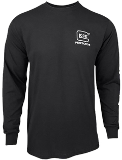 Glock Perfection Long Sleeve Tee Black Pre-Shrunk Cotton 3XL