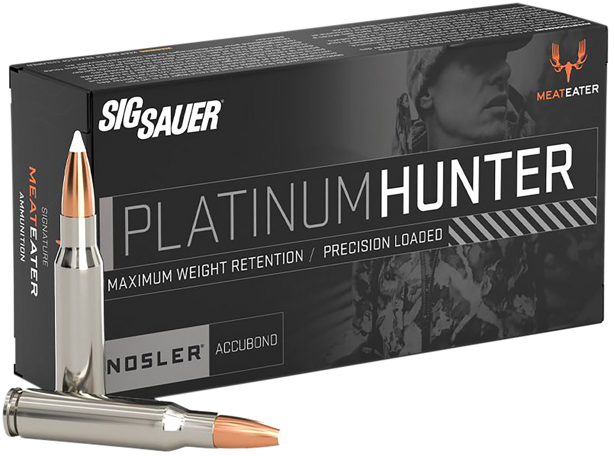 Sig Sauer Platinum Hunter 30-06 Springfield 180gr AccuBond Polymer Tip 20rd Box / 200rd Case - Box or Case
