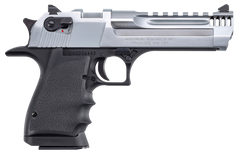 Magnum Research Desert Eagle Mark XIX L5 357 Mag 5" 9+1 Semi-Auto Pistol - Muzzle Brake - Black/Brushed Chrome