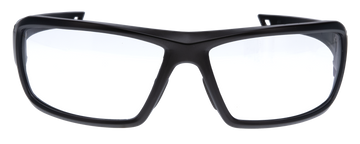 Walkers Game Ear IKON Forge Ballistic Eyewear Clear Lens Matte Black Frame