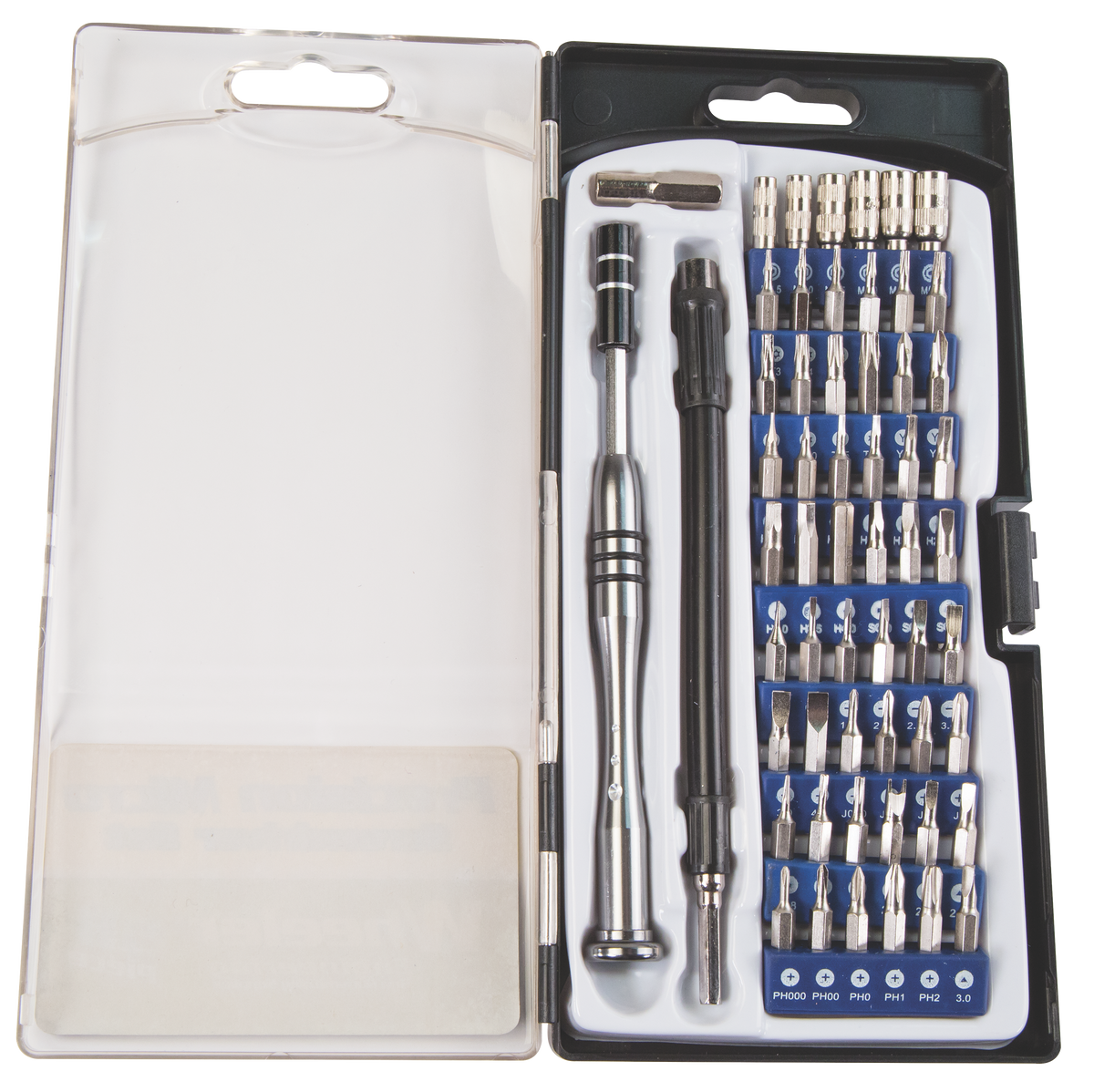 Wheeler 564018 Precision Micro Screwdriver Set 58-Piece Chrome Plated Steel Extendable Handle