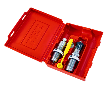 Lee Precision Micrometer 2-Die Set 22 Creedmoor - Full-Length Sizing & Seater Dies