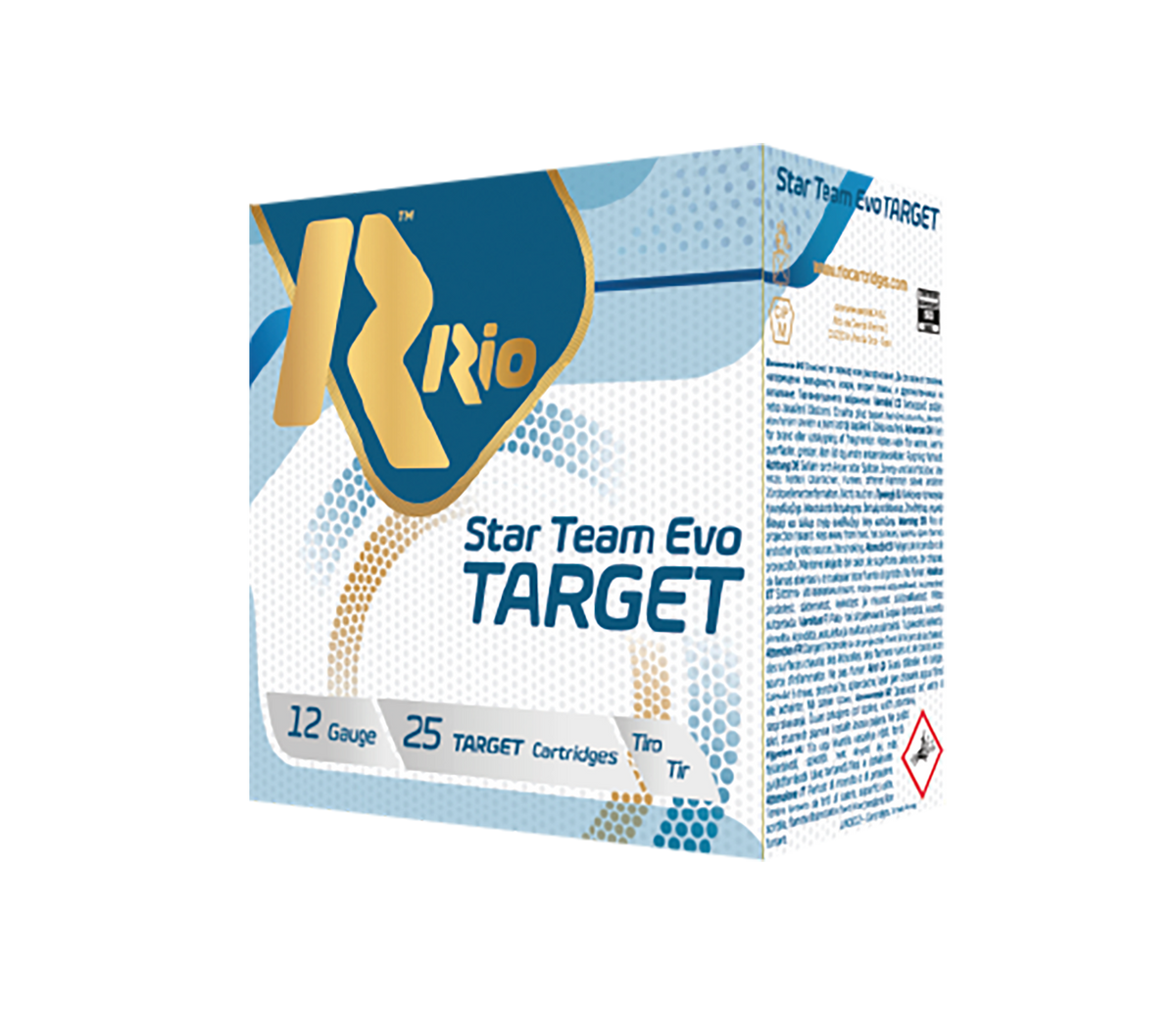 Rio Ammunition Star Team EVO Target 12 Gauge 2.75" 1 oz 9 Shot - Box or Case