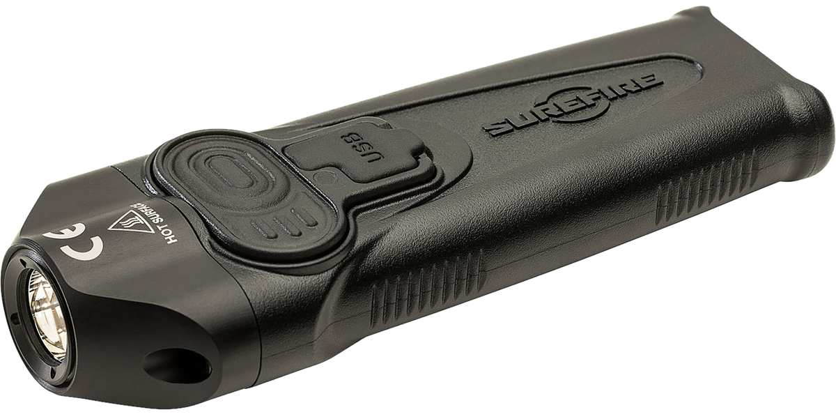 Surefire Stiletto PLR-A 5/250/650 Lumens White LED Rechargeable Pocket Flashlight - Black