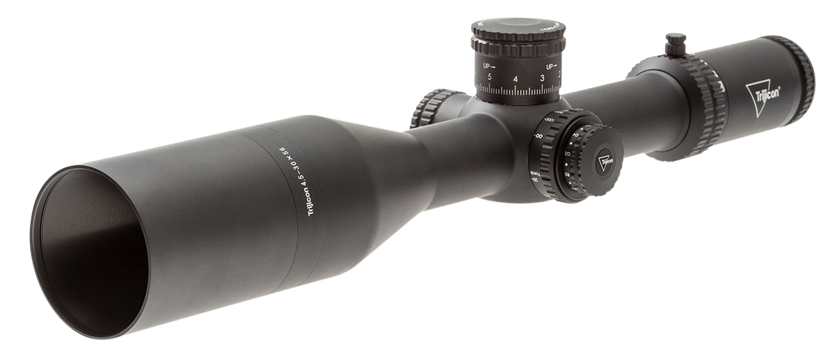 Trijicon Tenmile 4.5-30x56mm 34mm Tube FFP LED Illuminated Red/Green MRAD Precision Tree Riflescope - Matte Black