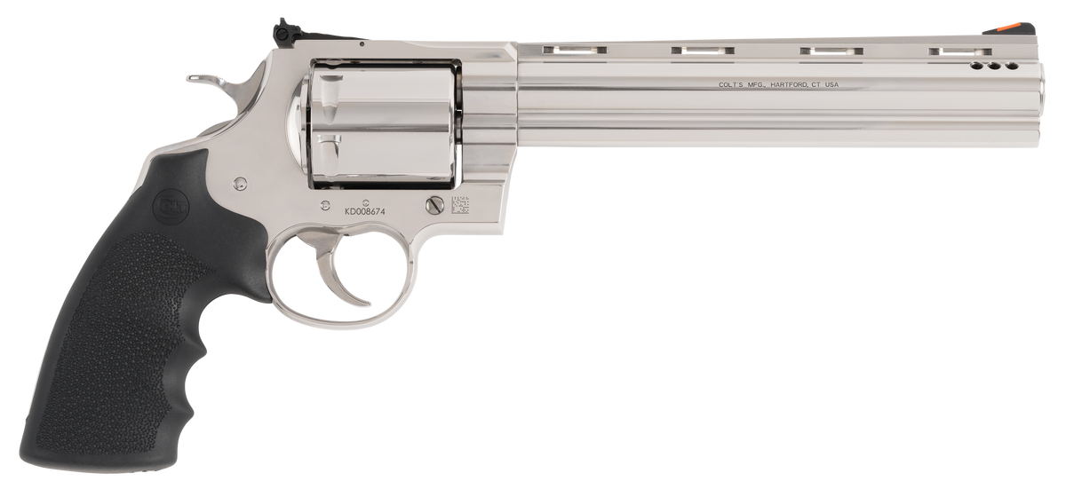Colt Mfg Kodiak 44 Mag 8" 6-Shot DA/SA Revolver - Stainless Ported