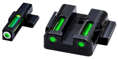Hiviz MPSN321 LiteWave H3 Sight Set for S&W Shield Green Tritium Front / Green Fiber Optic Rear