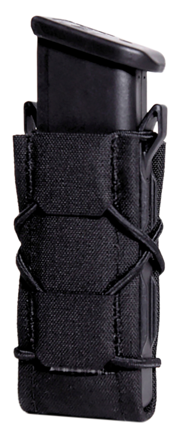 High Speed Gear 24PT00BK TACO Gen 2 Single Pistol Magazine Pouch Black Nylon Laminate MOLLE