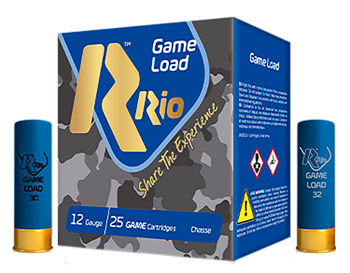 Rio Ammunition Game Load 12 Gauge 2.75" 1 1/4 oz 7.5 Shot 25 Rd - Box or Case