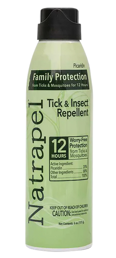 Natrapel Picaridin 20% 6 oz Aerosol Insect Repellent - 12-Hour Protection