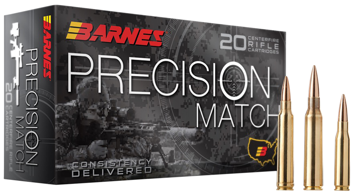 Barnes Bullets Precision Match 6.5 PRC 145gr Open Tip Match Boat Tail - Box or Case