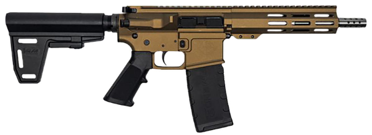 Great Lakes Firearms GL15 223 Wylde 7.50" 30+1 Semi-Auto AR-15 Pistol - Bronze / Stainless