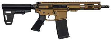 Great Lakes Firearms GL15 223 Wylde 7.50" 30+1 Semi-Auto AR-15 Pistol - Bronze / Stainless
