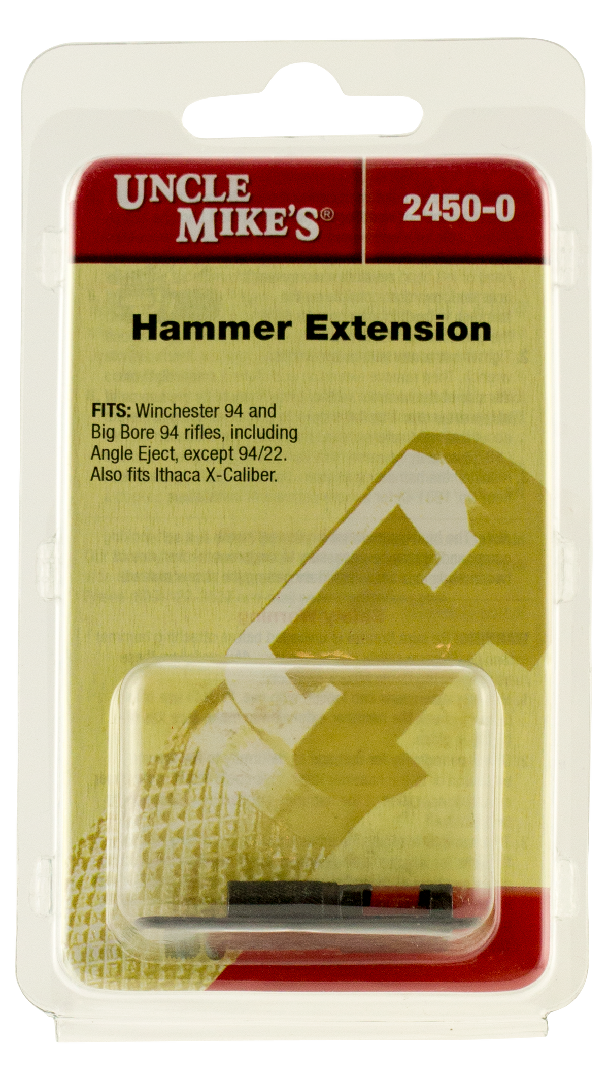 Uncle Mikes 2458 Hammer Extension Marlin 1983 or Later Lever Blued Steel