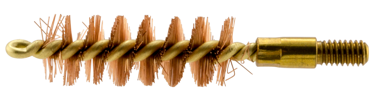 Pro-Shot 10P Bore Brush .40/10mm Pistol #8-32 Thread Bronze Bristles Brass Core