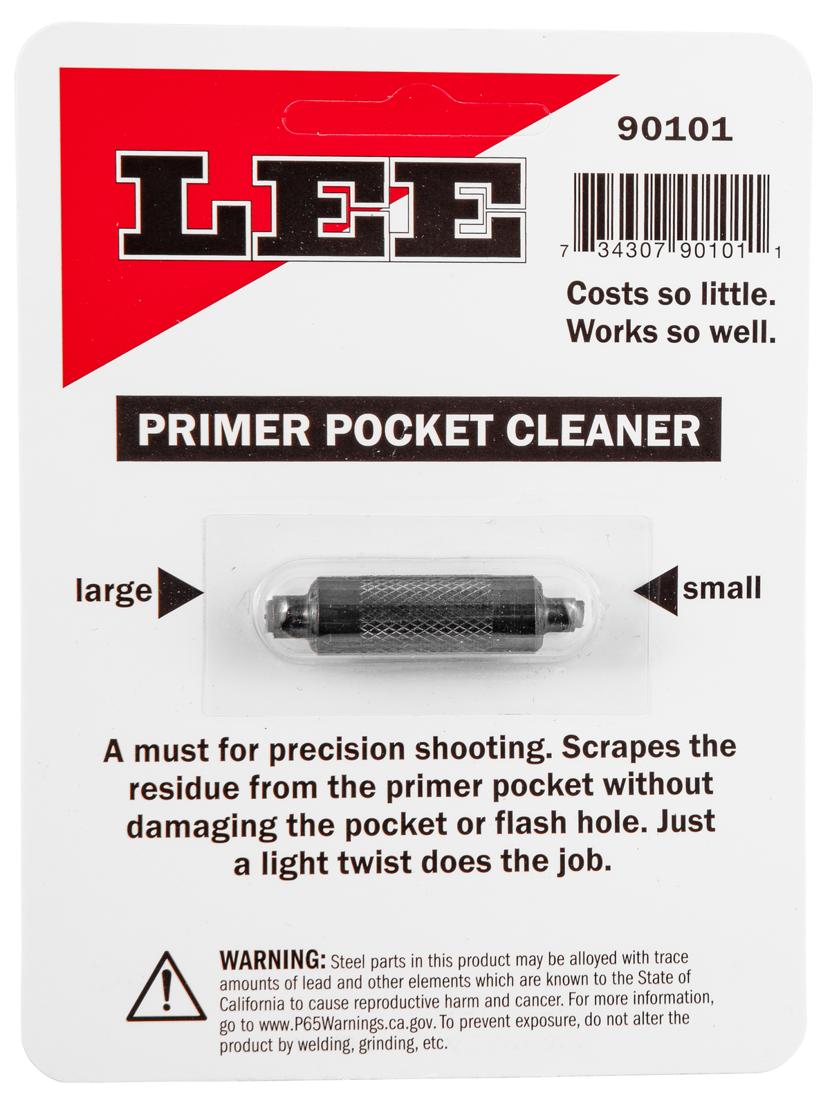 Lee 90101 Primer Pocket Cleaner - Black
