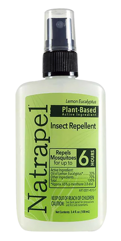 Natrapel Lemon Eucalyptus 3.4 oz Pump Bottle Insect Repellent - 6-Hour Protection