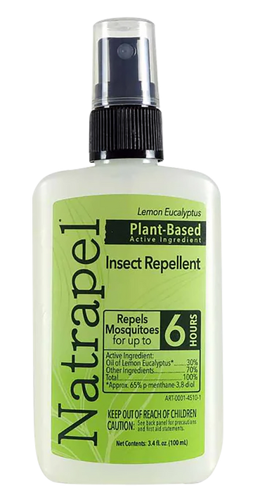 Natrapel Lemon Eucalyptus 3.4 oz Pump Bottle Insect Repellent - 6-Hour Protection