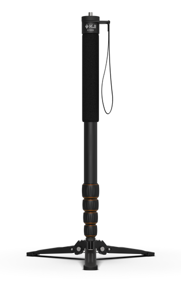 Kopfjager K100 Aluminum Monopod 5-Section 70" Tall Black