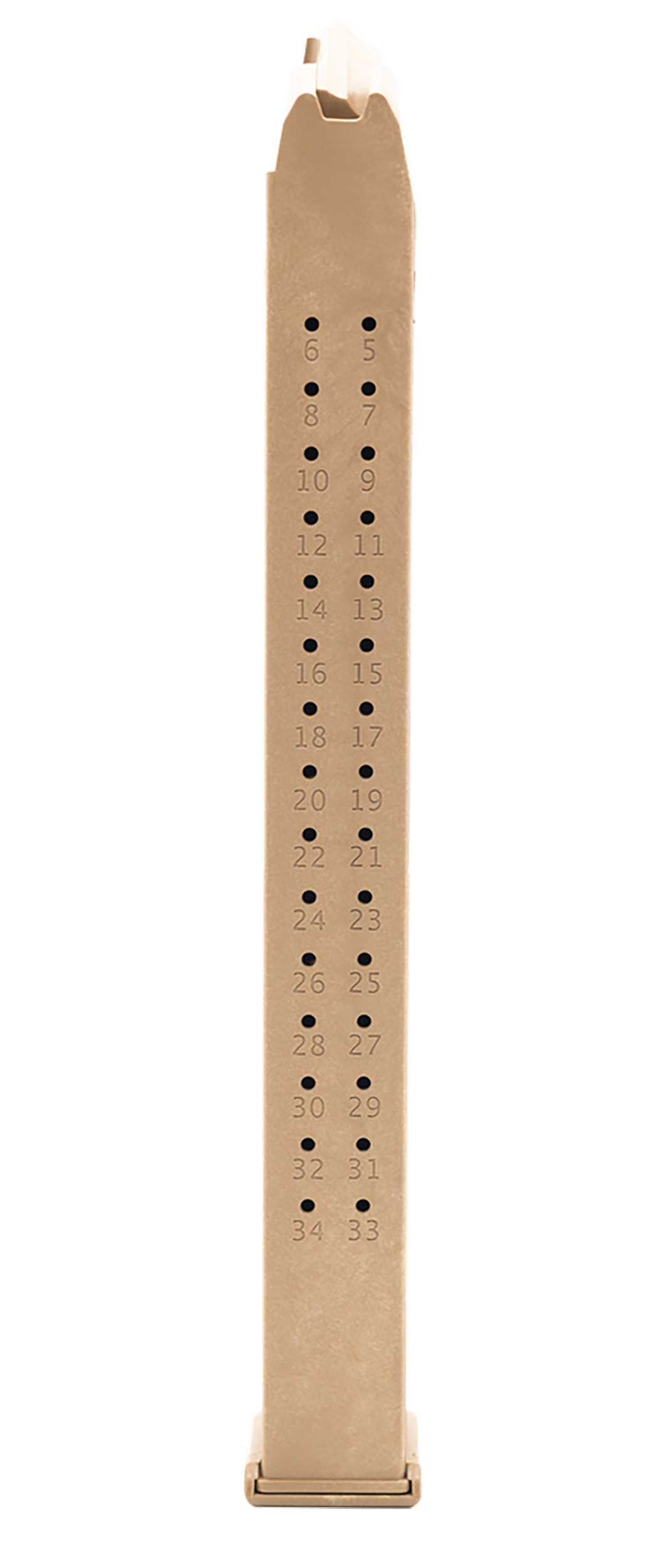 Toolman Tactical, Inc GL35C Glock 9mm Luger 35-Round Flat Dark Earth Polymer Magazine