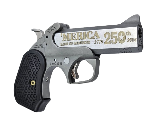 Bond Arms America 45-70 Government 4.25" 1-Shot Break-Action Pistol - 250th Anniversary