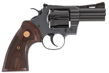 Colt Python 357 Mag/38 Special 3" 6-Shot DA/SA Revolver - Blued/Walnut