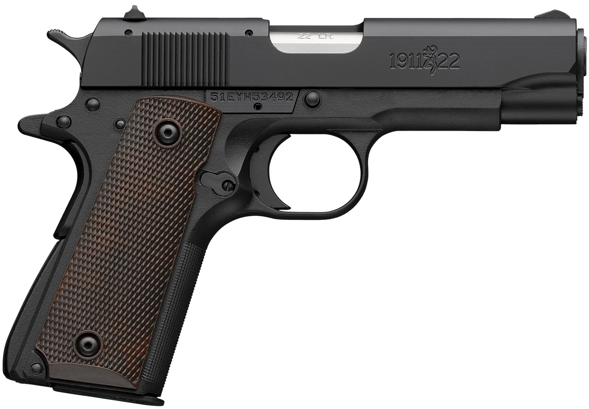 Browning 1911-22 A1 Compact 22 LR 3.63" 10+1 Semi-Auto Pistol