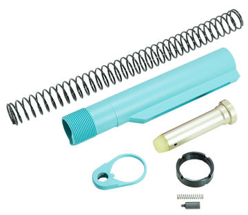 Timber Creek Outdoors ARBTKRE Buffer Tube Kit Robin's Egg Blue Anodized - Mil-Spec AR-15