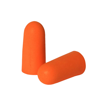 Radians FP8000BP Resistor Foam Earplugs 32 dB NRR Orange 6 Pair