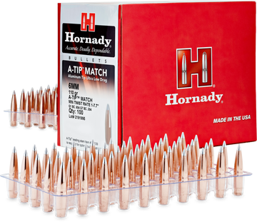 Hornady A-Tip Match 6.5mm .264 135gr Reloading Bullets - 500/Box