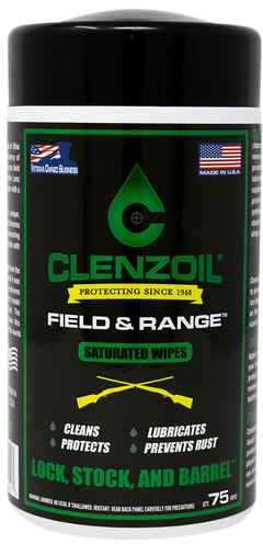 Clenzoil 2243 Field & Range Pre-Saturated Cleaning Wipes 50 Count
