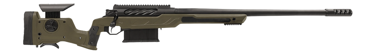 Cadex BMG Quake 50 BMG 29" 3+1 Bolt Action Rifle - OD Green Stock