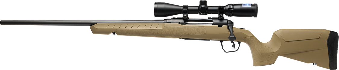 Savage Axis 2 XP Combo FDE Compact 223 Rem 4+1 20" Bolt Action Rifle - Left Hand