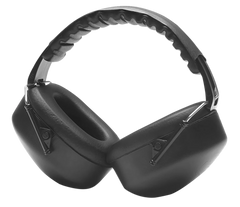 Pyramex PM3010 Ear Muff 26 dB NRR Over the Head Foam Black Adult - 1 Pair