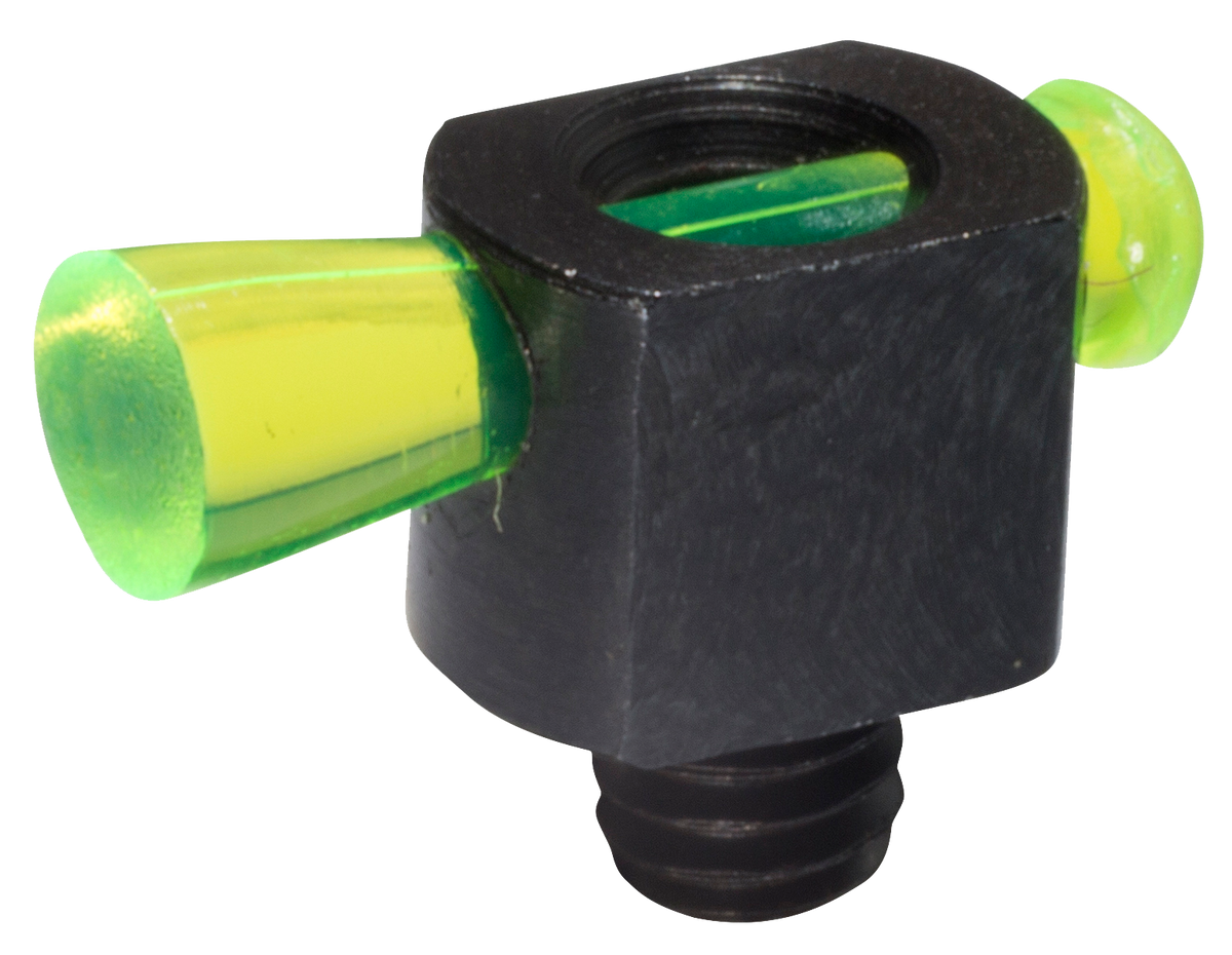 Hiviz BD1007G Spark II Bead Replacement Front Sight - Green Fiber Optic - Black