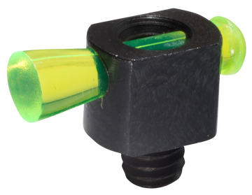 Hiviz BD1007G Spark II Bead Replacement Front Sight - Green Fiber Optic - Black