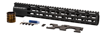 Griffin Armament LP Rail 13.5" Low Profile AR-15 Handguard - Black Anodized