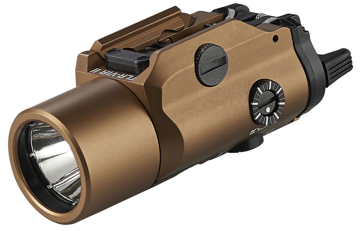 Streamlight TLR-VIR II 300 Lumen White LED/IR Laser Weapon Light - Coyote Anodized - M17/M18/Picatinny