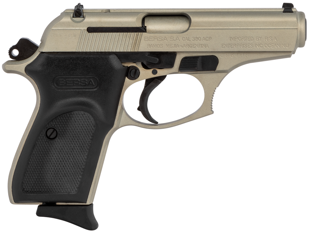 Bersa Thunder 380 ACP 3.50" 8+1 DAO Pistol - Satin Nickel
