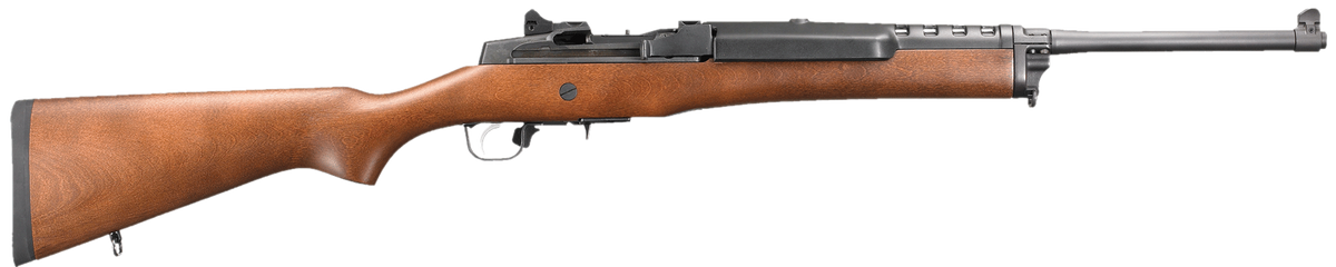 Ruger 5801 Mini-14 Ranch 5.56x45mm NATO 18.5" 5+1 Semi-Auto Rifle - Blued/Hardwood