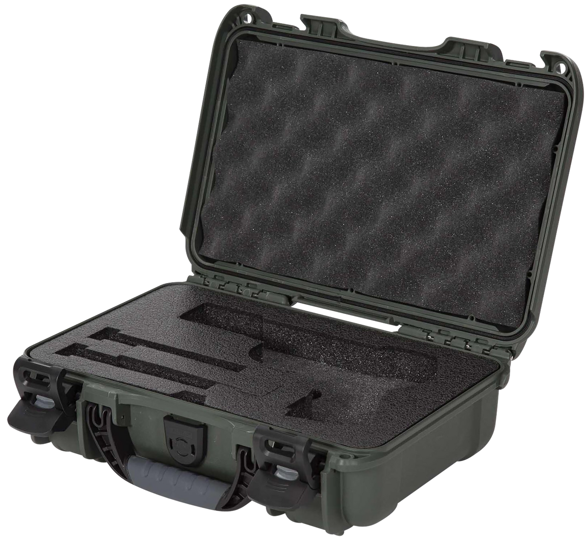Nanuk 909 Classic Gun Case Olive - Waterproof & Airline Approved w/ Closed-Cell Foam