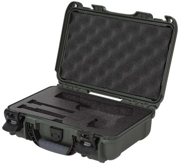 Nanuk 909 Classic Gun Case Olive - Waterproof & Airline Approved w/ Closed-Cell Foam