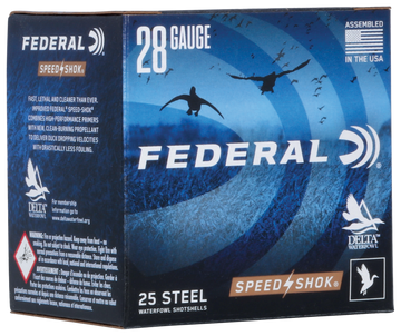 Federal Speed-Shok Waterfowl 28 Gauge 2.75" 5/8oz #6 Shot 25 Rd - Box or Case