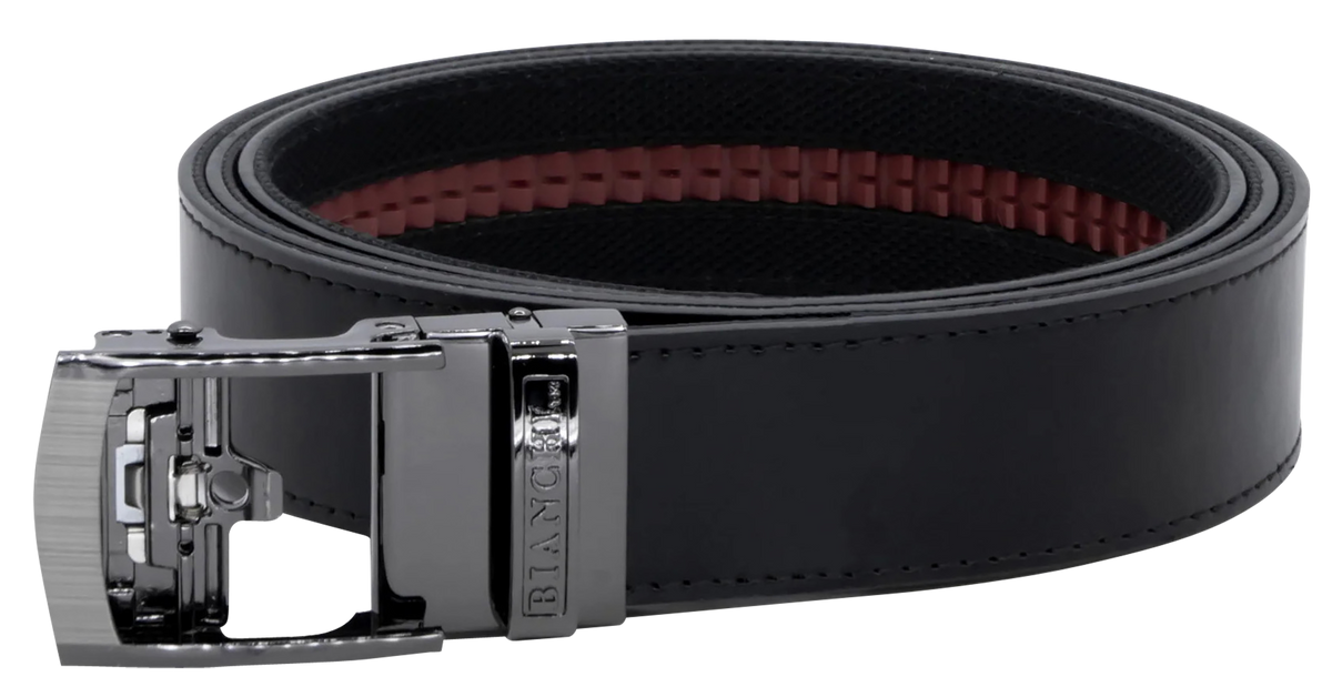 Bianchi B13 EDC NextBelt Black Leather 1.5" Buckle Closure Belt