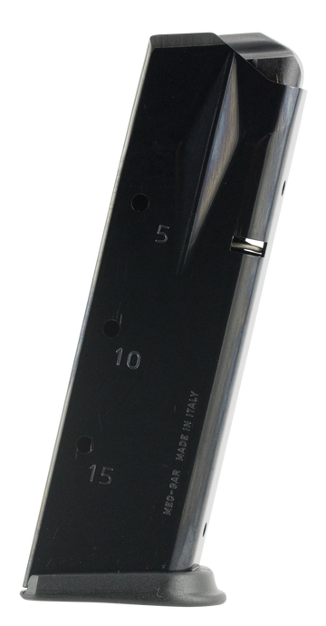 Mec-Gar Sig P228/P229 9mm Luger 15-Rd Blued Carbon Steel Detachable Magazine