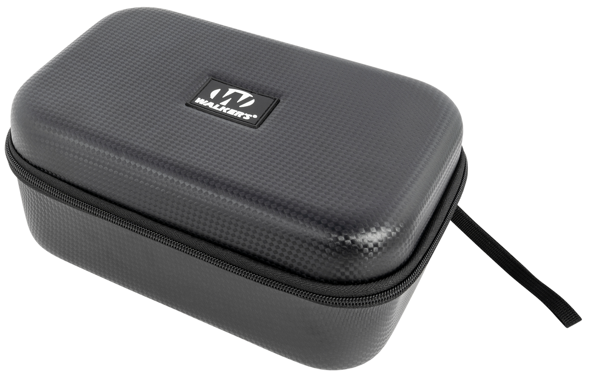 Walkers Game Ear Muff & Glasses Storage Case Black EVA for Razor & Xcel