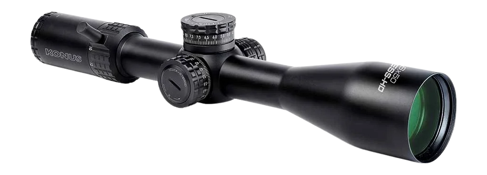 Konus Fearless 4-16x50mm 34mm Tube Illuminated BDC Riflescope - Matte Black